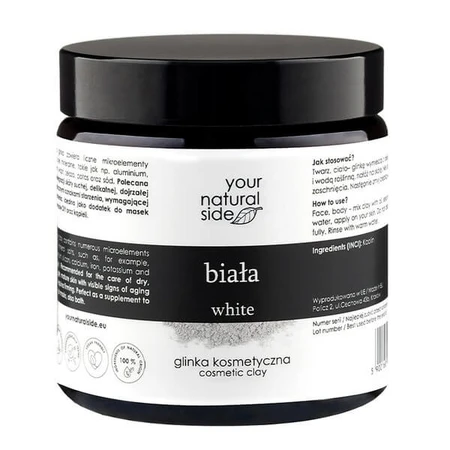 Your Natural Side, cosmetische klei, wit, 75 g