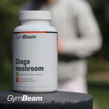 GymBeam Champignon Chaga extract, capsules, 90 st.