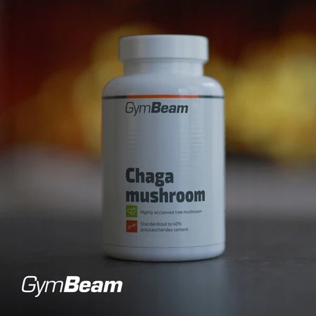 GymBeam Champignon Chaga extract, capsules, 90 st.