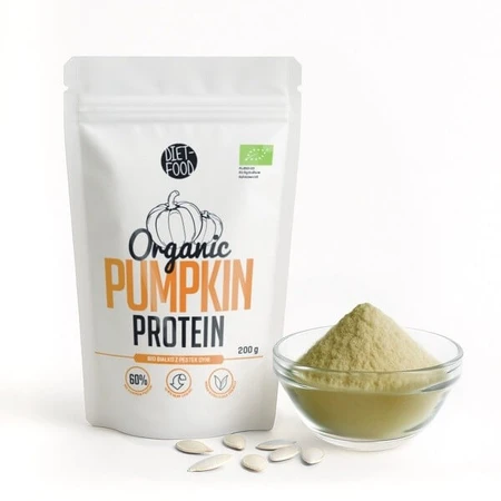 Diet-Food, proteine organice din dovleac, proteine din semințe de dovleac, 200 g