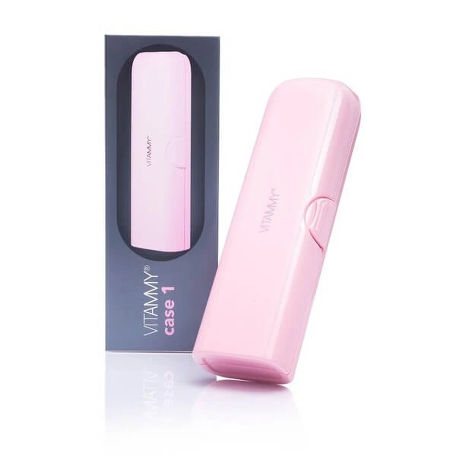Vitammy Case 1, étui pour brosse à dents sonique, couleur rose, 1 pc.