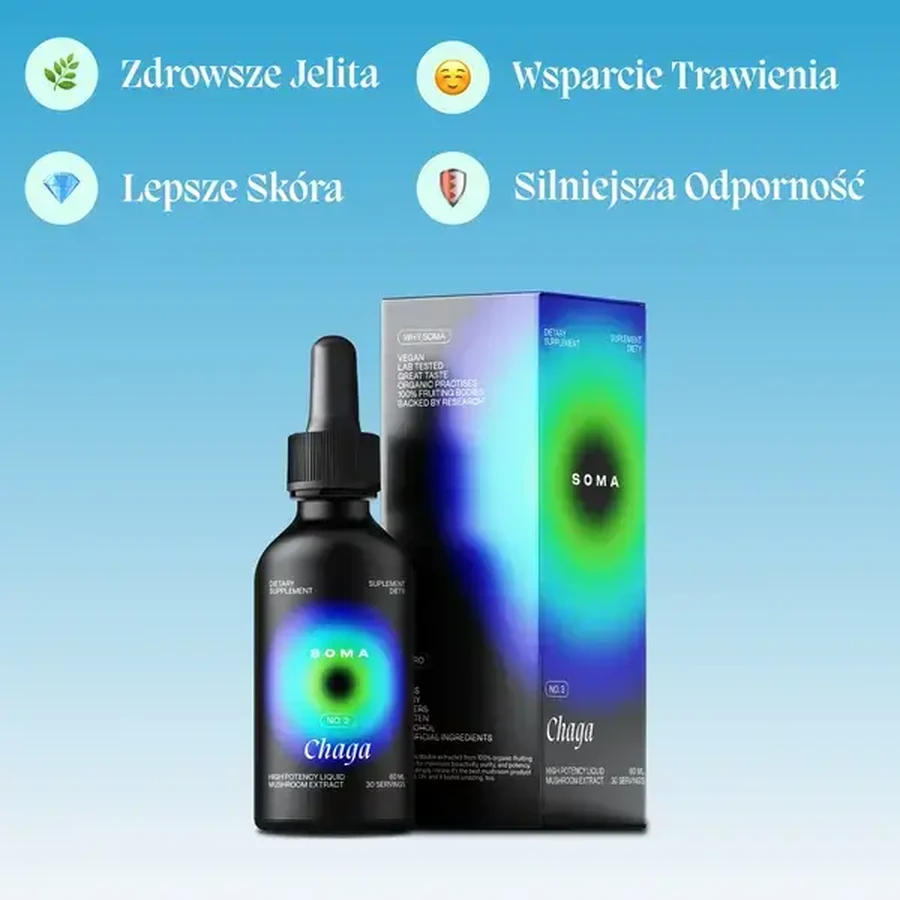 Soma Chaga, vloeibaar, karamel smaak, 60 ml