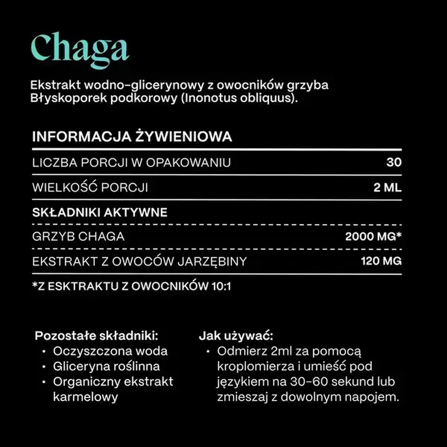 Soma Chaga, vloeibaar, karamel smaak, 60 ml