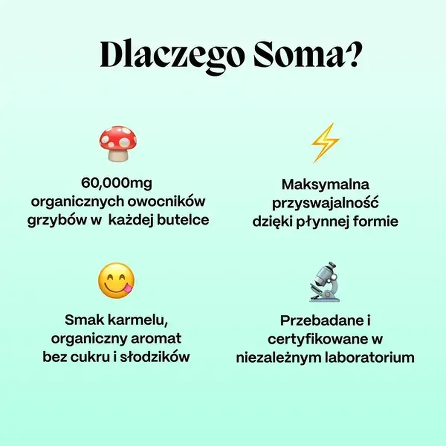 Soma Chaga, vloeibaar, karamel smaak, 60 ml