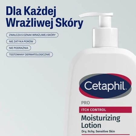 Cetaphil PRO Itch Control, face and body moisturizing lotion, 236 ml
