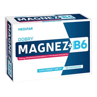 Medifar Magnesium B6, Kapseln, 30 Stück.
