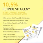 APLB Retinol Vitamin C Vitamin E Sheet Mask, masque facial en feuilles au rétinol et aux vitamines C et E, 25 ml