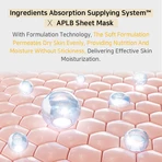 APLB Retinol Vitamin C Vitamin E Sheet Mask, masque facial en feuilles au rétinol et aux vitamines C et E, 25 ml