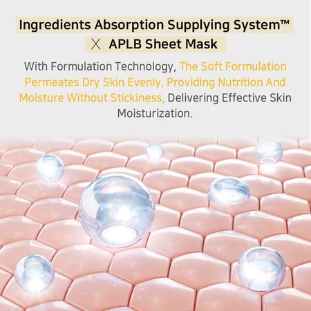 APLB Retinol Vitamin C Vitamin E Sheet Mask, masque facial en feuilles au rétinol et aux vitamines C et E, 25 ml