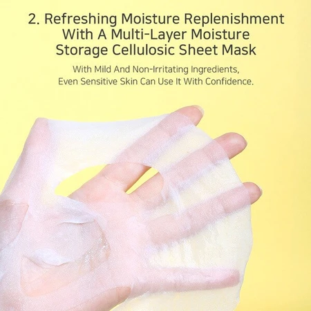 APLB Retinol Vitamin C Vitamin E Sheet Mask, masque facial en feuilles au rétinol et aux vitamines C et E, 25 ml