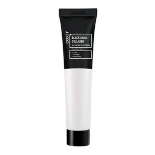 Coxir Black Snail Collagen All In One Eye Cream, multifunctional eye cream, 30 ml.