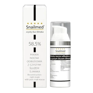 Snailmed, herstellend nachtmasker met slakkenslijm en hyaluronzuur, 30 ml