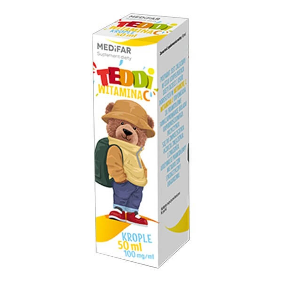 MEDiFAR Teddi Vitamin C, drops, 50 ml