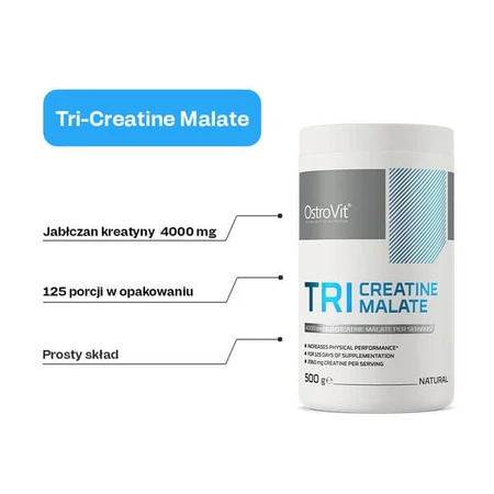 OstroVit Tri-Creatine Malate, poudre, 500 g