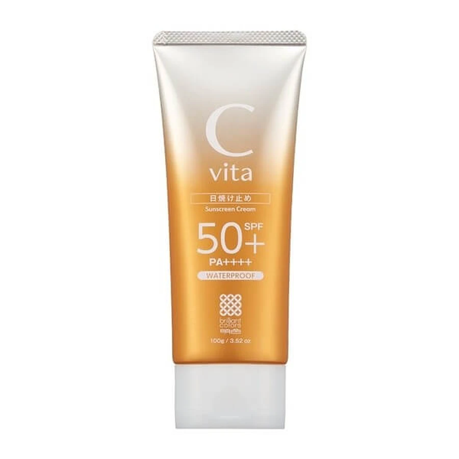 Meishoku C Vita Sunscreen Cream SPF50+, sunscreen with velvety, lightweight texture, 50 g