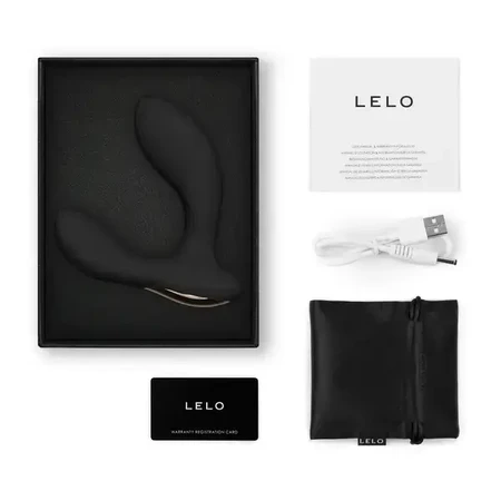 Lelo Hugo 2 Schwarz, App-gesteuertes Prostata-Massagegerät