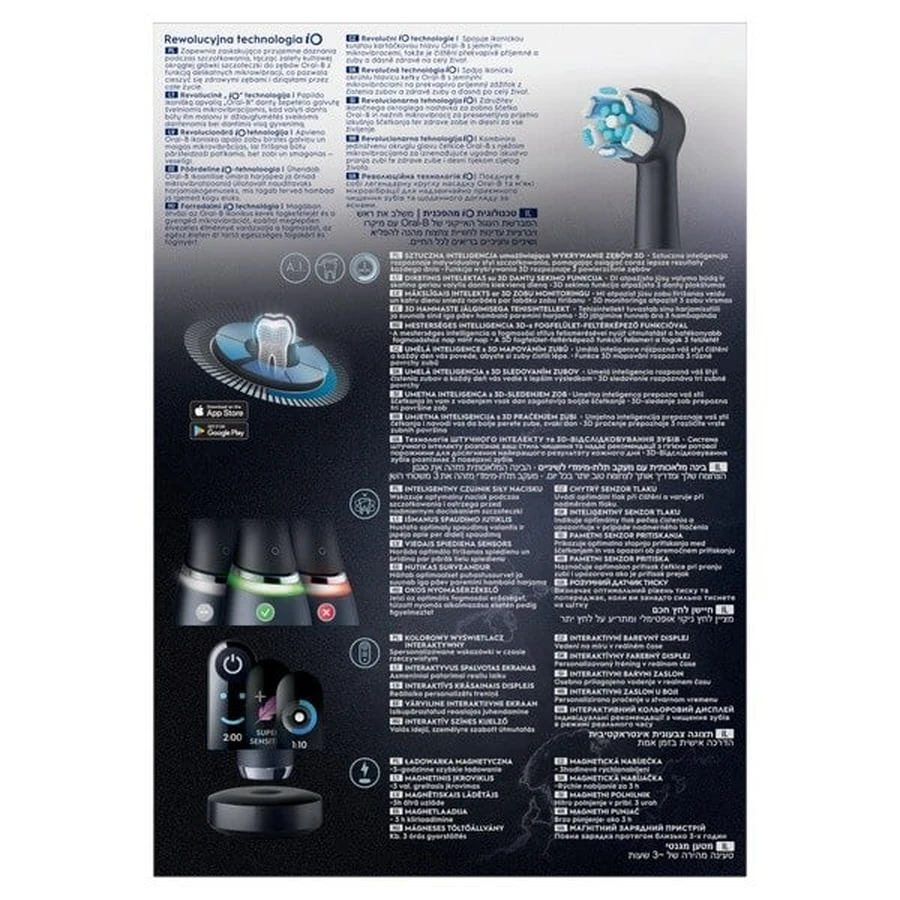 Oral-B iO 9 Duo, juego de cepillos eléctricos, 2 pcs.