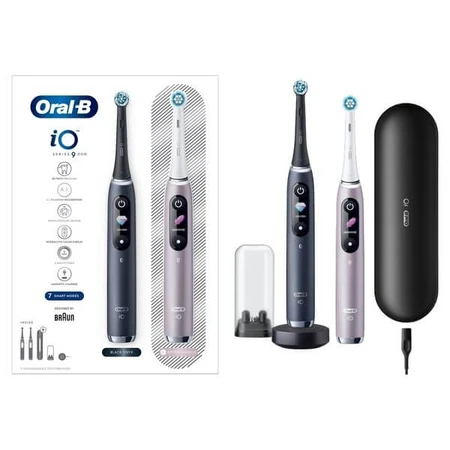 Oral-B iO 9 Duo, juego de cepillos eléctricos, 2 pcs.