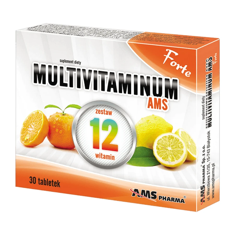 Multivitaminum AMS Forte, tabletten, 30 st.