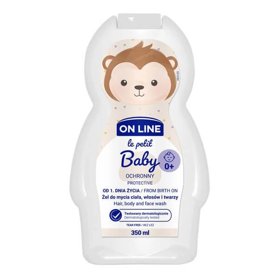 On Line Le Petit, gel de baño protector 3 en 1, 350 ml