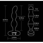 Lovense Ridge, app-gestuurde anaal vibrator, 1 st.