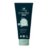 Cosnature Men, 3 en 1, shampooing naturel - gel visage et corps à l'extrait de cône de houblon, 200 ml