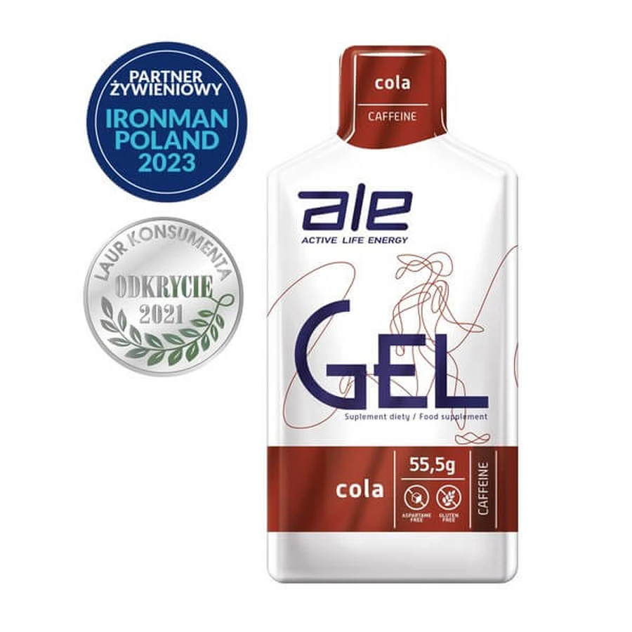 ALE Gel Cola, Gel mit Cola-Geschmack, 55,5 g, 1 St.