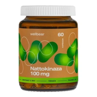 Wellbear Nattokinase 100 mg, cápsulas, 60 uds.