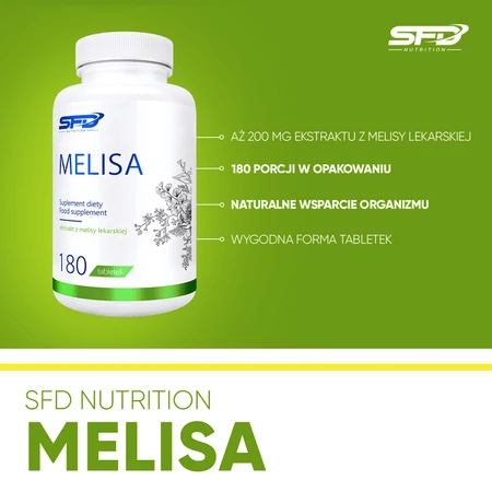 SFD Melissa, Tabletten, 180 Stück.