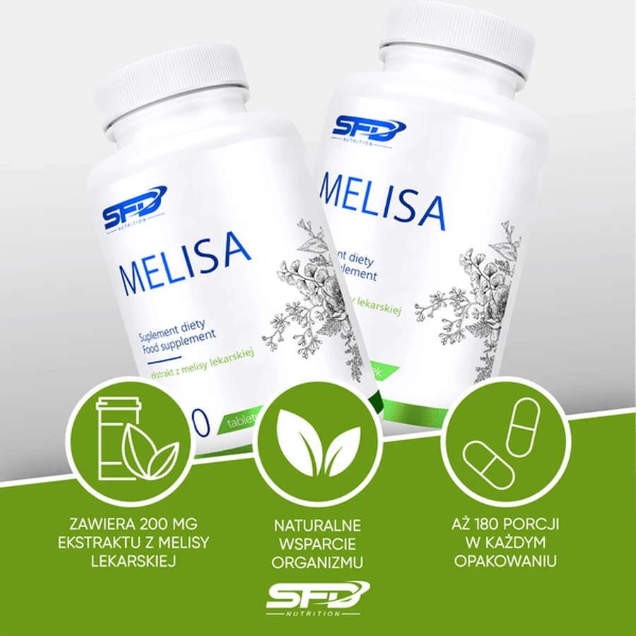 SFD Melissa, Tabletten, 180 Stück.