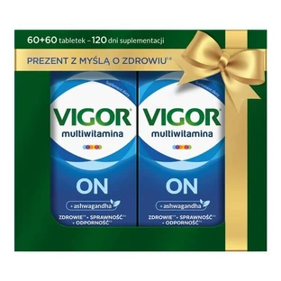 Set van 2x Vigor Multivitamine ON, tabletten, 60 stuks.