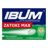 Ibum Zatoki Max, 400 mg + 60 mg, film-coated tablets, 12 pcs.