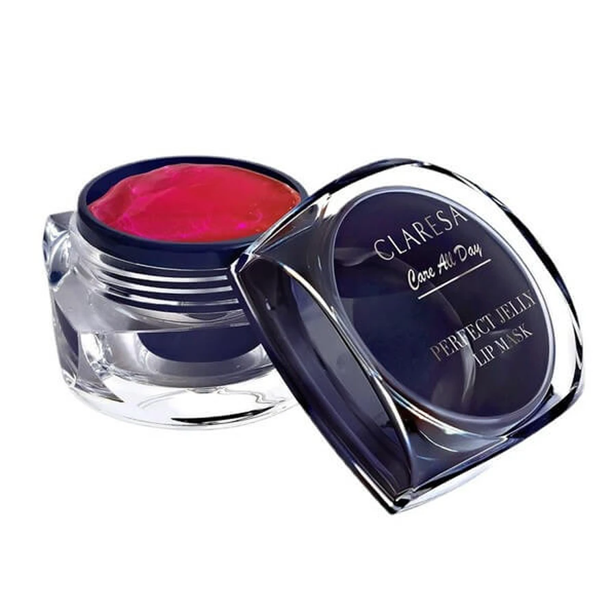 Claresa Care All Day Perfect Jelly Lip Mask, intensive regenerating gel lip mask, Vanilla Cherry, 8 g