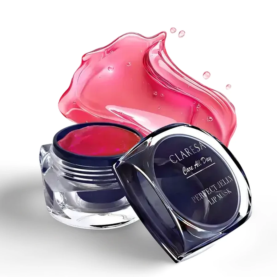 Claresa Care All Day Perfect Jelly Lip Mask, intensive regenerating gel lip mask, Vanilla Cherry, 8 g