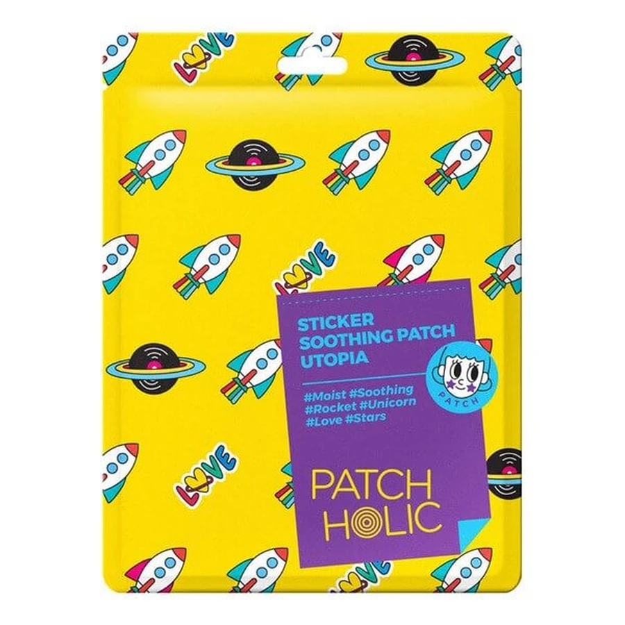 Patch Holic Utopia, farbenfrohe beruhigende Gesichtspads, 12 g