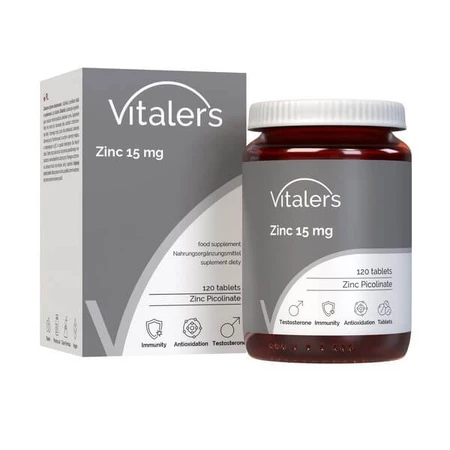 Vitaler's Zinc 15 mg, tablets, 120 pcs.