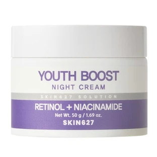 Skin627 Youth Boost, cremă de noapte întineritoare cu retinol și niacinamidă, 50 g