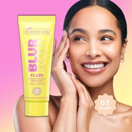Bielenda Blur Effect, glättendes und straffendes Fluid, 03 Sunny, 30 ml