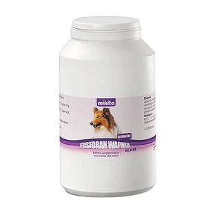 Mikita Calcium Phosphat Vit. A + D3, Mineralergänzungsfuttermittel für Hunde, Granulat, 500 g
