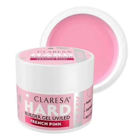 Claresa Hard&amp;Easy Builder Gel, nagelopbouwende gel, French Pink, 45 g