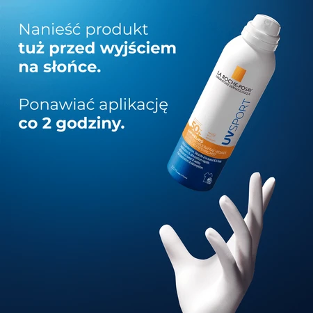 La Roche-Posay Anthelios UVSPORT, bruma refrescante invisible FPS 50+, 200 ml