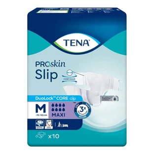 TENA Slip ProSkin Maxi, Windeln, Größe M, 10 Stück.
