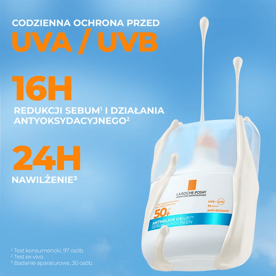 La Roche-Posay Anthelios UV AIR, ultra-leichtes Schutzserum SPF 50+, 50 ml