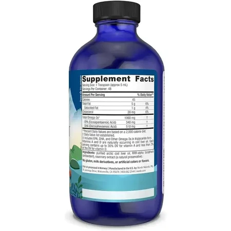 Arktischer Lebertran 1060 mg, nicht aromatisiert, flüssig, 237 ml