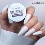 Claresa Soft&amp;Easy Builder Gel, nagelopbouwgel, Melkwit, 12 g