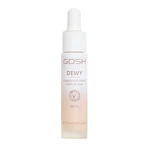 Gosh Dewy Foundation Drops, aufhellende Foundation-Tropfen SPF 15, 002 Porzellan, 12 ml.