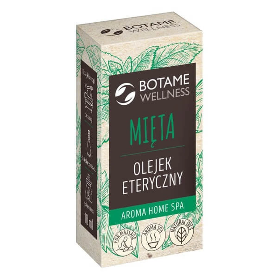 Botame Wellness, Ätherisches Öl, Minze, 10 ml