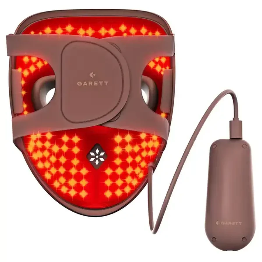 Garett Beauty Skin Ritual Face&amp;Neck, LED masker voor gezicht en hals, bruin, 1 st.