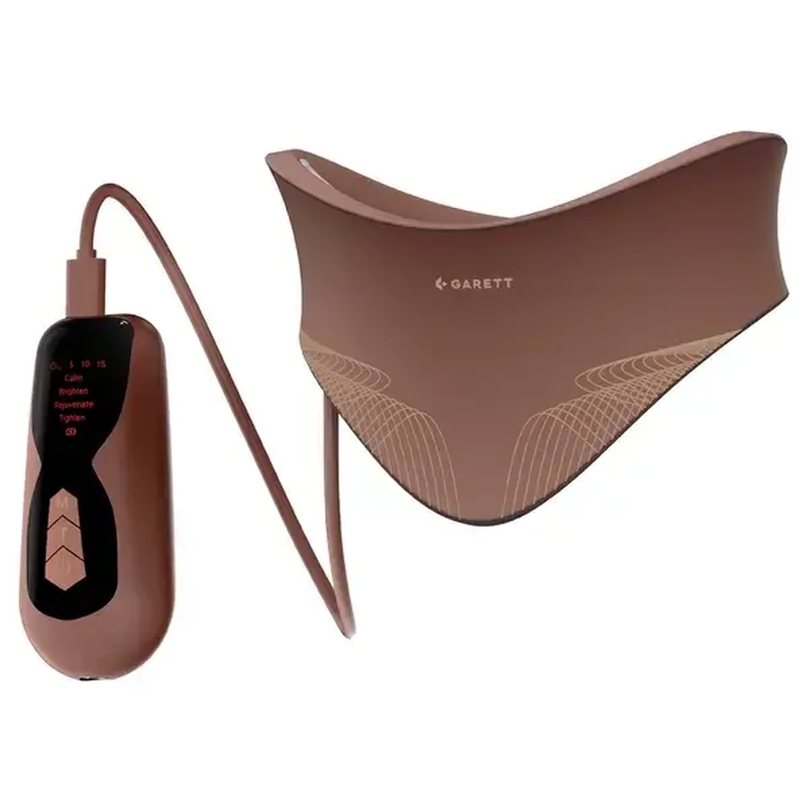 Garett Beauty Skin Ritual Face&amp;Neck, LED masker voor gezicht en hals, bruin, 1 st.