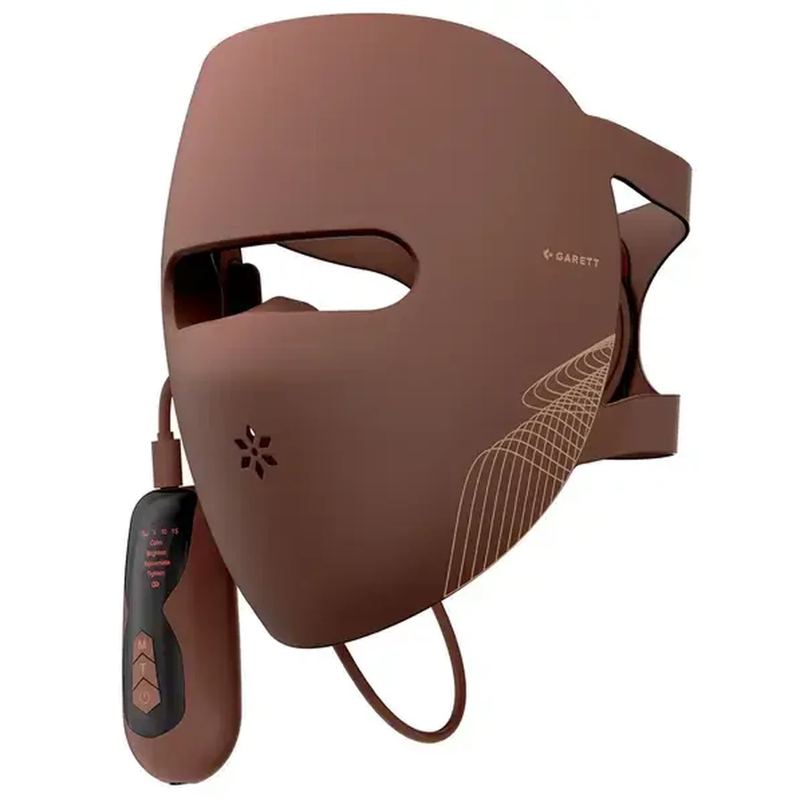 Garett Beauty Skin Ritual Face&amp;Neck, LED masker voor gezicht en hals, bruin, 1 st.
